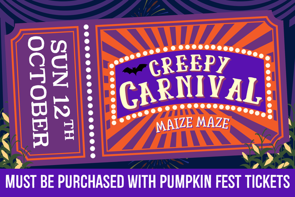 Creepy Carnival Maize Maze - Sunday 12th October 2025