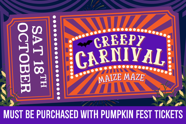 Creepy Carnival Maize Maze - Saturday 18th October 2025