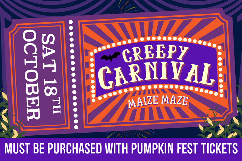 Creepy Carnival Maize Maze - Saturday 18th October 2025
