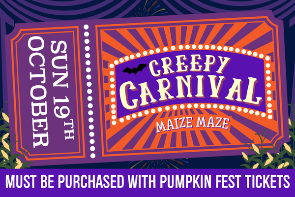 Creepy Carnival Maize Maze - Sunday 19th October 2025