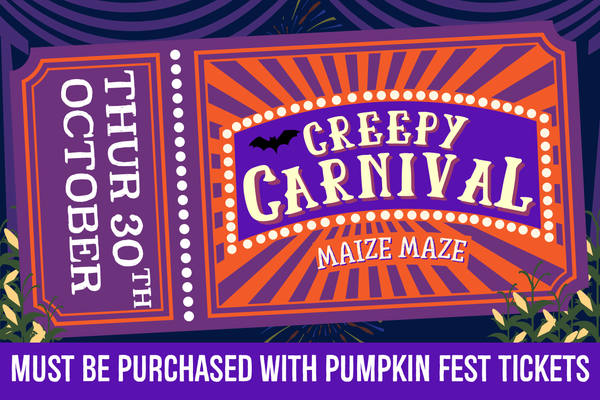 Creepy Carnival Maize Maze - Friday 31st October 2025