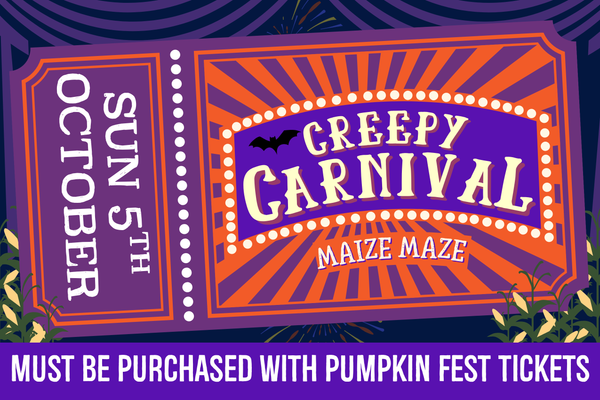 Creepy Carnival Maize Maze - Sunday 5th October 2025